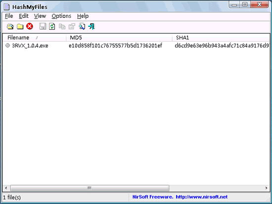 HashMyFiles v2.2.5.0 汉化绿色免费版图1