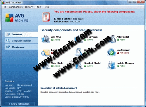 AVG Anti-Virus V8.5 Build 386a1586 英文官方安装版图1