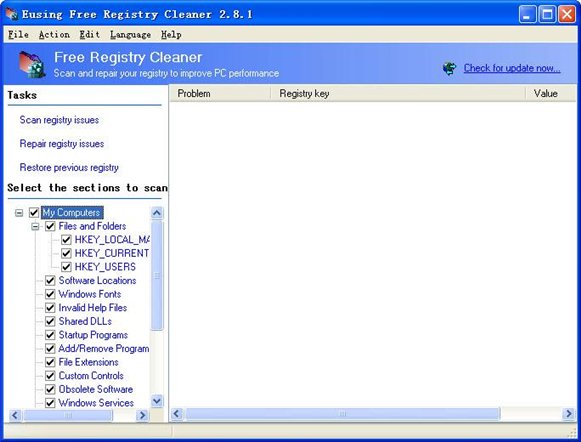 Eusing Free Registry Cleaner v4.1.0 多语绿色版图1